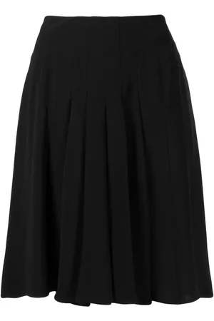 Giorgio Armani Women Maxi Pleated Skirts - 2010 high-waisted pleated silk skirt