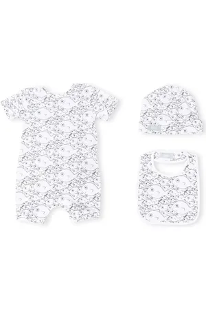 HERNO Fish-print baby set