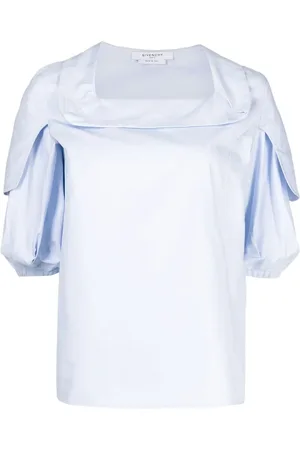 Givenchy 2010s short bell sleeves blouse