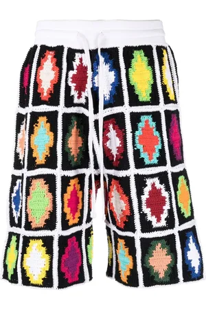 MARCELO BURLON Macram?? Cross track shorts