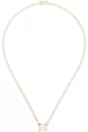 Kenneth Jay Lane Crystal pendant necklace