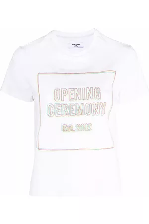 Opening Ceremony Box logo-print T-shirt