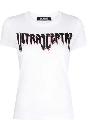 RAF SIMONS Graphic-print cotton T-shirt