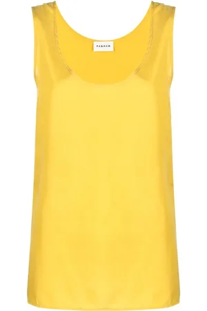 P.A.R.O.S.H. Scoop-neck silk tank top