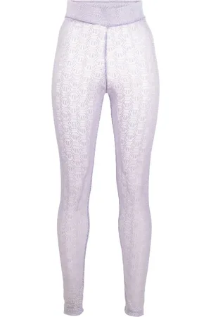 Philipp Plein Monogram-pattern leggings