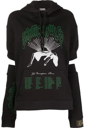 RAF SIMONS Grimrawler-print hoodie