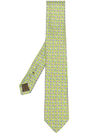 Church's All-over geometric-print tie