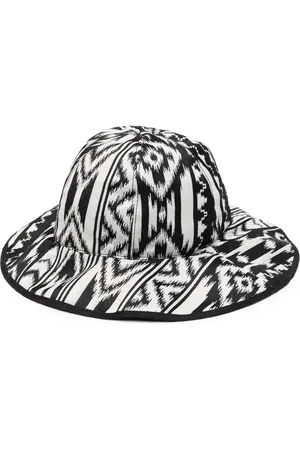 MARCELO BURLON Geometric-print sun hat