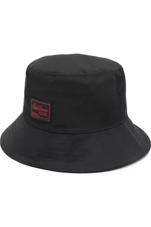 RAF SIMONS Men Hats - Logo-patch bucklet hat