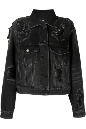 GOEN.J Distressed denim jacket