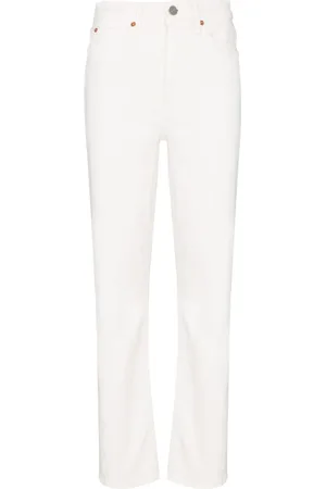RE/DONE High-rise straight-leg jeans