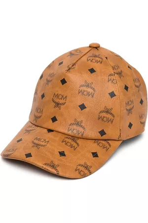 MCM Caps - Visetos monogram print cap