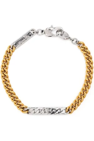 CAPSULE ELEVEN Two-tone chain-link bracelet