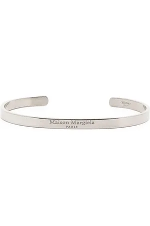Maison Margiela Logo-engraved cuff bracelet
