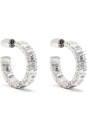 Swarovski Matrix hoop earrings
