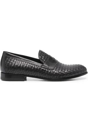 Scarosso Delfina woven leather loafers