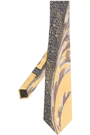 Versace Pre-Owned 2000s baroque pattern silk tie