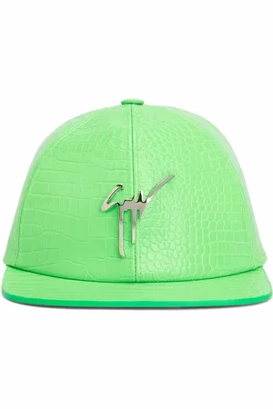 Giuseppe Zanotti Cohen snakeskin-effect leather cap
