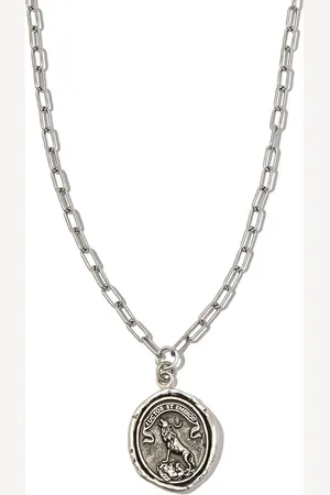 Pyrrha Sterling Struggle and Emerge necklace