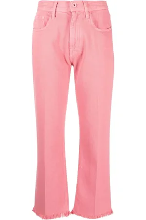Jacob Cohen Kate Crop frayed-hem jeans