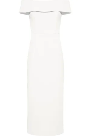 Rebecca Vallance Amore off-shoulder midi dress