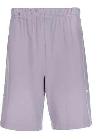 Off-Duty Rigg logo print track shorts