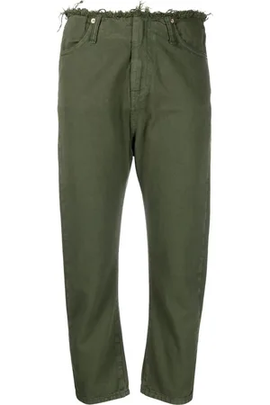 SEMICOUTURE Cropped straight-leg jeans