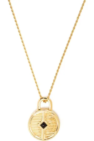 Missoma Onyx locket necklace