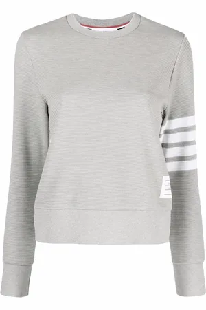 Thom Browne 4-Bar cotton ribbed sweatshirt