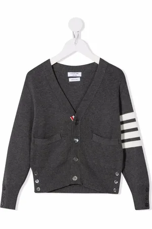 Thom Browne Striped-sleeve cardigan