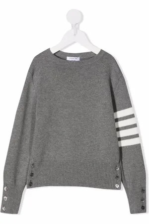 Thom Browne Stripe-print cotton sweater