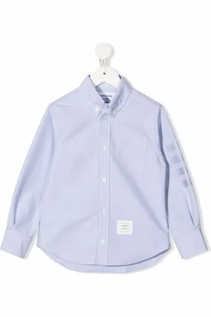 Thom Browne Stripe-print cotton shirt