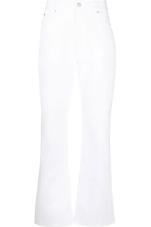 VALENTINO GARAVANI Logo-print straight-leg jeans