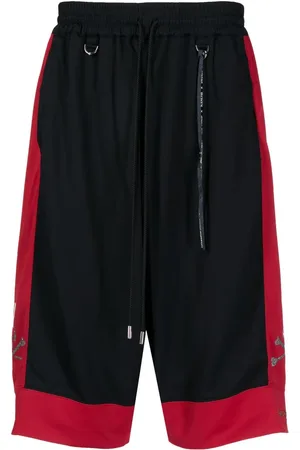 MASTERMIND Contrast-trim logo shorts