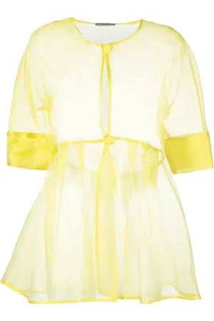 FELY CAMPO Sheer peplum jacket
