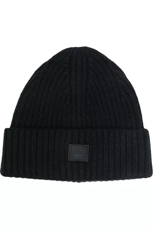 Acne Studios Face-patch knitted beanie
