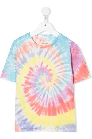 Stella McCartney Girls Short Sleeve - Tie-dye organic-cotton T-shirt
