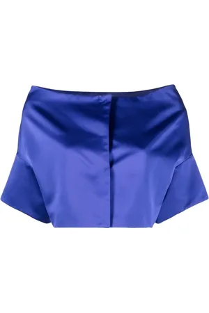 P.A.R.O.S.H. Cropped off-shoulder blouse