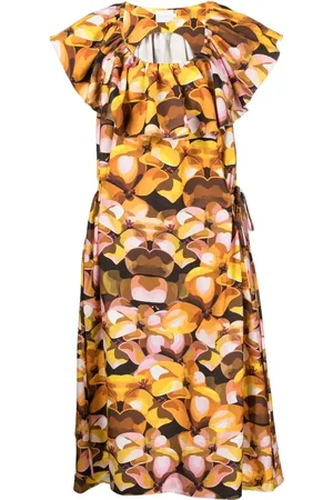 Kika Vargas Zulma floral-print midi dress