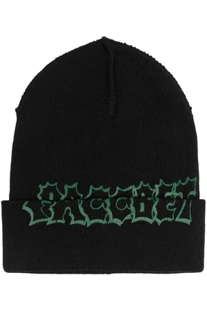 PACCBET Men Beanies - Logo-print beanie hat