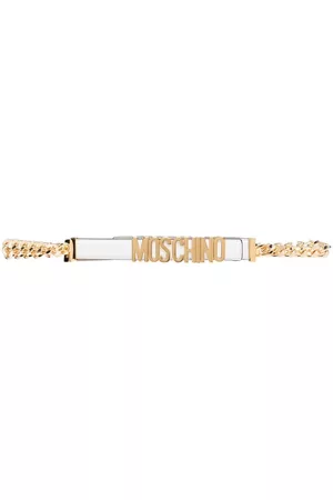 Moschino Logo lettering belt