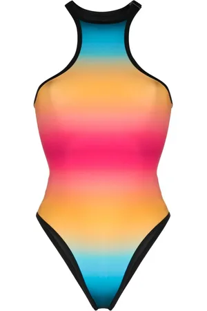 The Attico Ombr?? racerback swimsuit