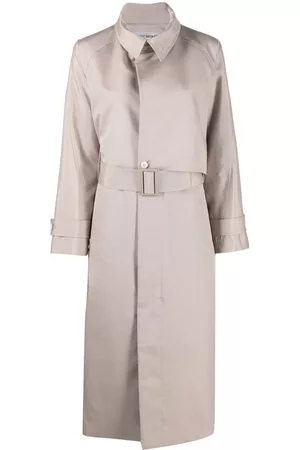 Issey Miyake Crisp belted trench coat