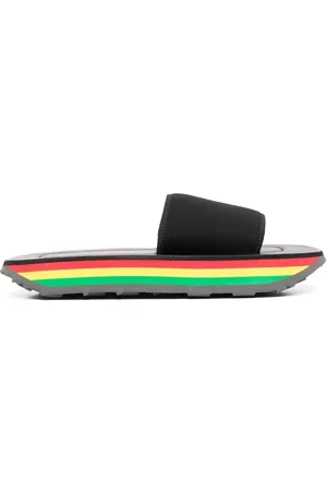 Lanvin Rainbow-print sole slides