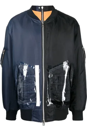 Takahiromiyashita The Soloist Oversized two-tone flight jacket