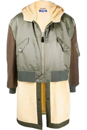 JUNYA WATANABE Panelled wool coat