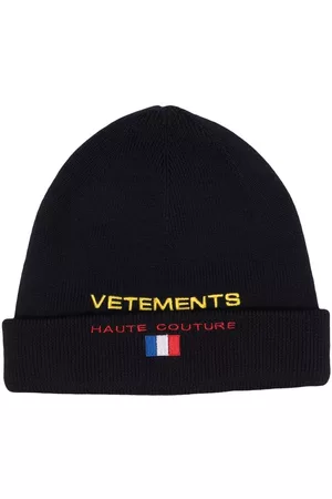 Vetements Embroidered-logo detail beanie