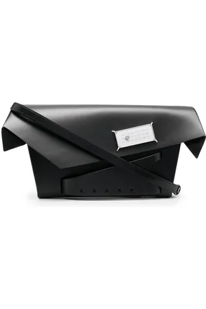 Maison Margiela Snatched leather clutch bag