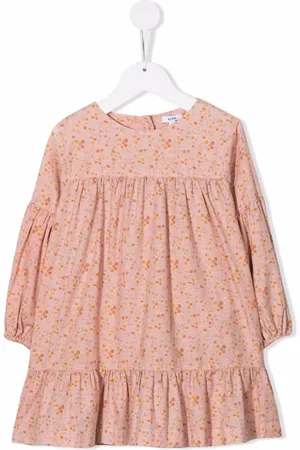 KNOT Magnolia floral-print tiered dress