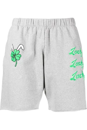Natasha Zinko Lucky-print track shorts